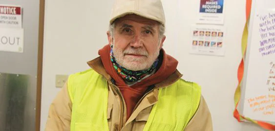 VOLUNTEER SHARES HOPE