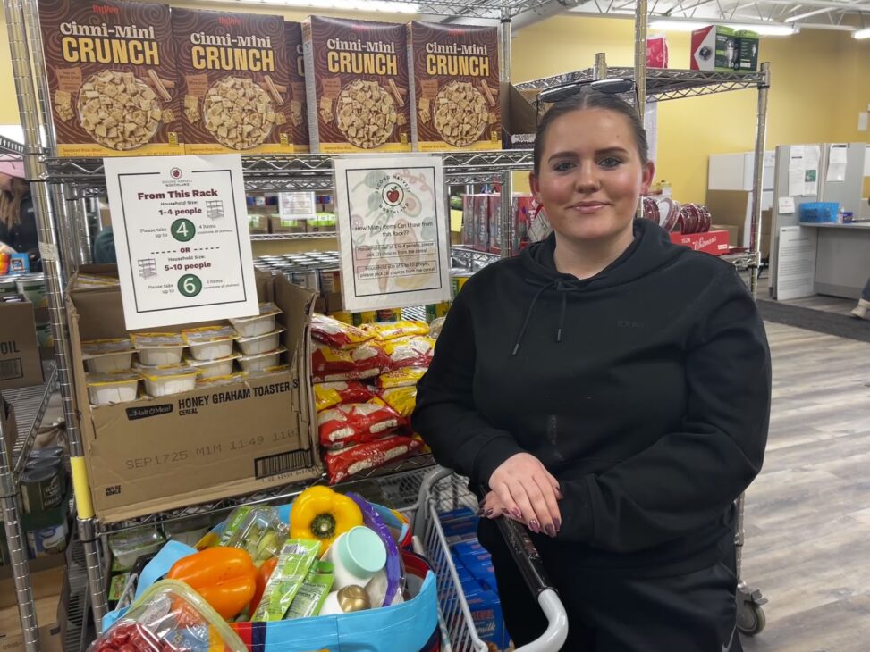 Emily Finds More Than Meals at Food Shelf